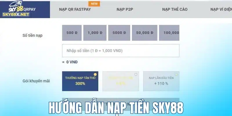 Quy trình gửi vốn vào account cực kỳ đơn giản